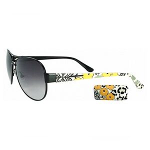 Vera Bradley “Go Wild” Aviator Sunglasses w/ Matching Floral Case